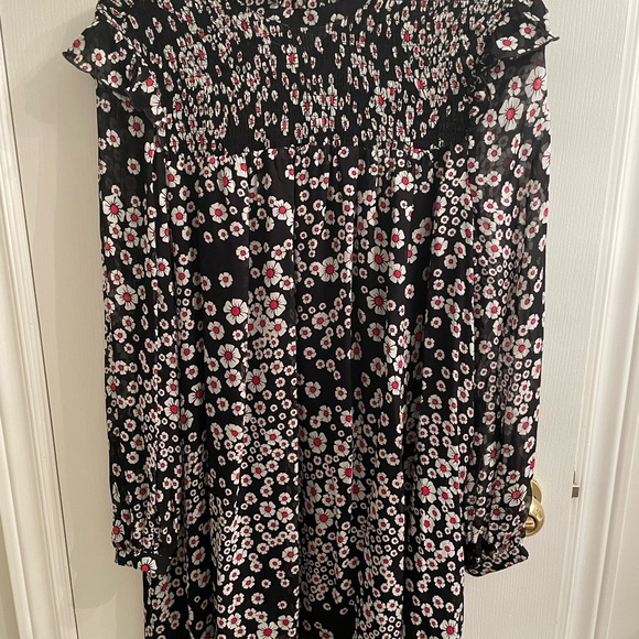 New w tags long sleeves dress by Kooples size 3 (L) mixed flower print - Picture 4 of 5